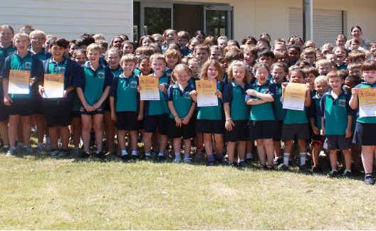 All the students who were awarded with Premier’s Reading Challenge Certificates with Gregory MP, Vaughan Johnson. All the students who were awarded with Premier’s Reading Challenge Certificates with Gregory MP, Vaughan Johnson.